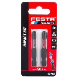 Udarni bit 1/4", PZ3, 50mm/2kom Festa