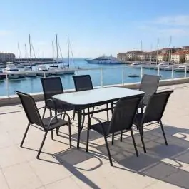 Baštenski set sto sa 6 stolica Mexico