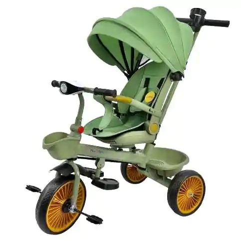 Tricikl za decu sa rotirajućim sedištem Playtime 4001 zeleni - proizvod na akciji