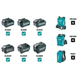 Makita Akumulatorski Ranac Usisivač VC012GZ01