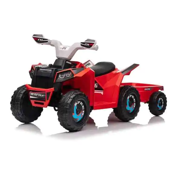 Dečiji Motor ATV na baterije sa prikolicom TS-039 crveni - proizvod na akciji