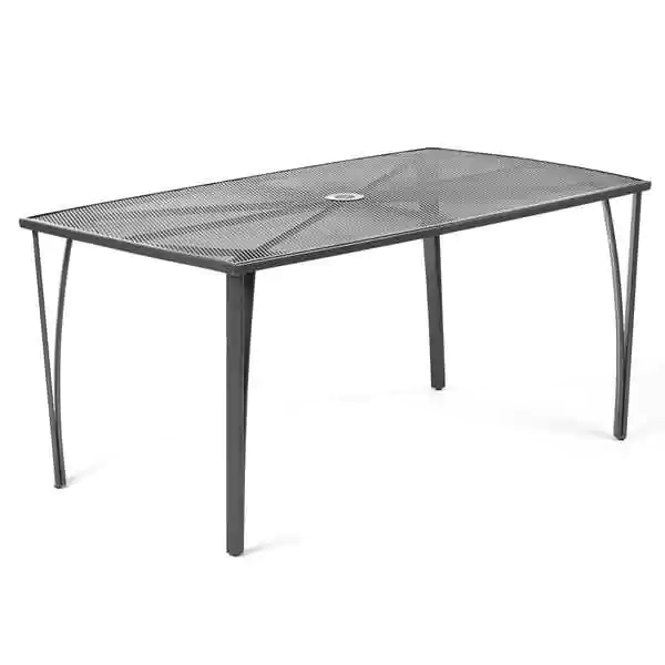 Metalni baštenski sto sa žičanom površinom 150 x 96 x 71 cm - proizvod na akciji