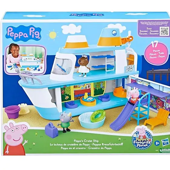 Set igračaka Peppa Prase na brodu