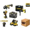 DeWALT 100 years DWSET1, set tri aku alata DCG405N + DCH133NT + DCF850N + TSTAK duboki kofer, 2x 5.0Ah, 18V + poklon majica