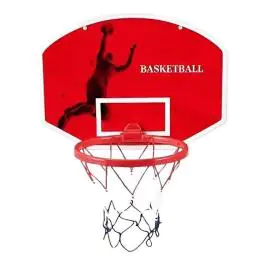 Koš tabla sa loptom i pumpom - dimenzije 40 x 30 cm