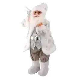 Deda Mraz srebrni 60cm Deco Santa