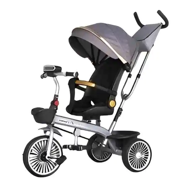 Tricikl Lux sa tendom TS2741 sivi