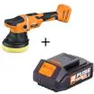 Akumulatorski brushless ekscentrična brusilica za poliranje Fuse VLP 4820 Villager + baterija 2Ah