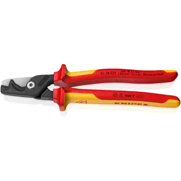 Knipex 95 18 225 StepCut XL Izolovane makaze za kablove VDE 1000V 225mm - proizvod na akciji