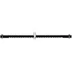 Proxxon Standardne testerice sa klinovima na krajevima 127x1.86x0.24mm 18Z fina za DS 460
