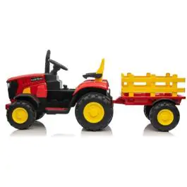 Dečiji traktor na akumulator crveni