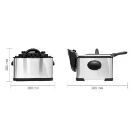 Dupla Friteza 6l 2000W Home