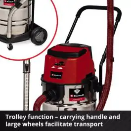 Einhell PROFESSIONAL Akumulatorski Usisivač za Suvo i Mokro Usisavanje TP-VC 36/30 S Auto-Solo
