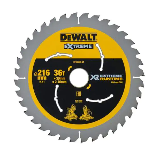 DeWalt DT99569 list za kružnu testeru, 216 mm, 36 zuba – XR FLEXVOLT za akumulatorske alate