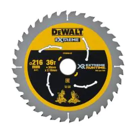 DeWalt DT99569 list za kružnu testeru, 216 mm, 36 zuba – XR FLEXVOLT za akumulatorske alate