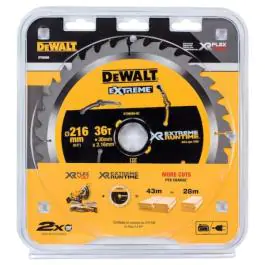 DeWalt DT99569 list za kružnu testeru, 216 mm, 36 zuba – XR FLEXVOLT za akumulatorske alate