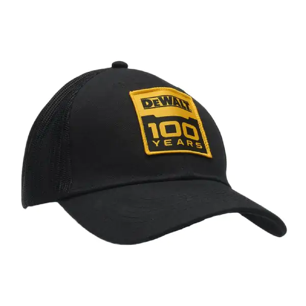 DeWALT DWC241-001 crni kačket – 100 godina Limited Edition, pamučni sa vezom - proizvod na akciji