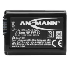 Baterija Li-Ion 7.4V 900mAh za SONY kamere NP-FW 50 ANSMANN