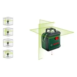 Bosch AdvancedLevel 360 Samonivelišući laser za linije sa zelenim zrakom + stativ, 3 linije
