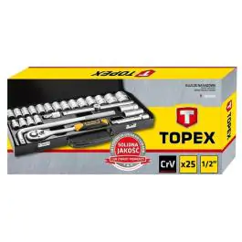 Set nasadnih ključeva 1/2" 10-32mm Topex