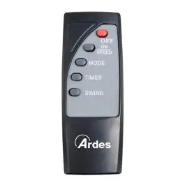 ARDES 5W40R Zidni ventilator 50W sa daljinskim upravljačem i tajmerom crni