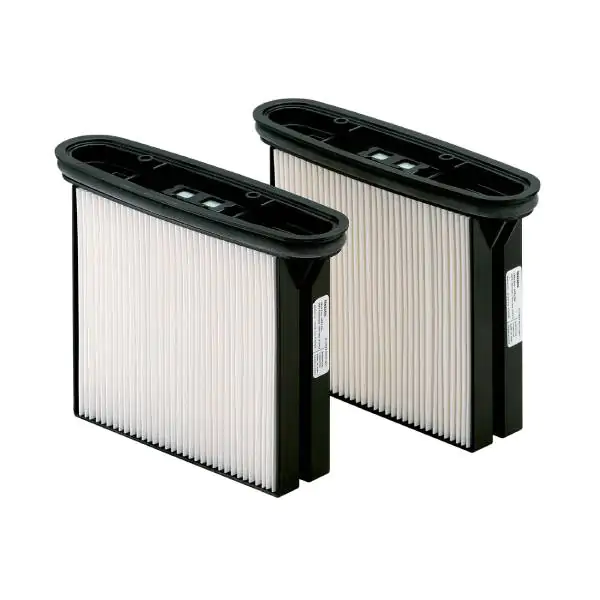 Metabo 2 HEPA-filter cassettes, polyester, Dust class H (HEPA 14)