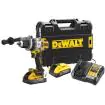 DeWalt DCD1007H2T 18 V XR akumulatorska udarna bušilica-odvijač, 2×5.0 Ah Powerstack baterije, punjač, bočna ručka i kofer