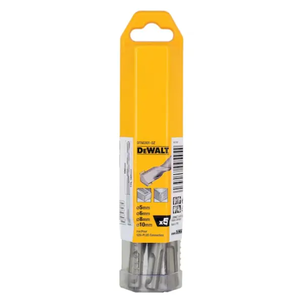 DeWalt DT60301 – SDS Plus set burgija, 5 kom