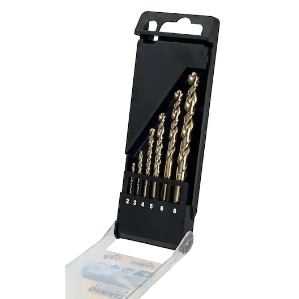 DeWalt DT4956 – HSS-Co set burgija za metal, 6 kom (2–8 mm)