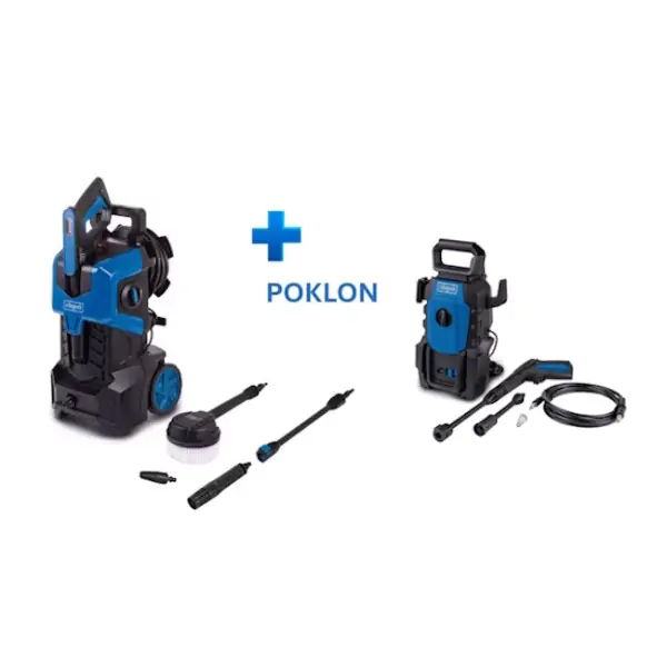 Scheppach perač pod visokim pritiskom HCE3000 (180 bar) + poklon perač HPC1400 (110 bar)