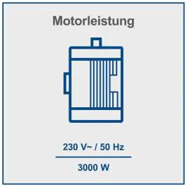 Scheppach HL730 vertikalni elektro cepač drva 230V, 3000W, 7t, hod 495 mm
