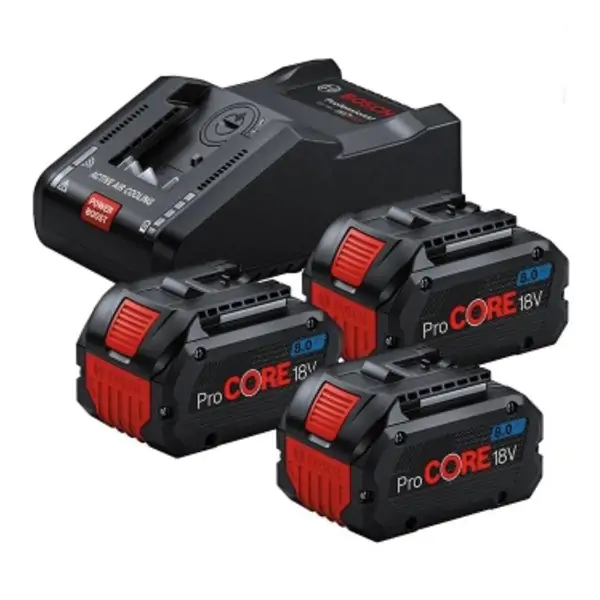 Bosch Starter set baterija 3x ProCORE 18V 8.0Ah + punjač GAL 18V-160