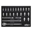 Wiha 44740 set gedora 1/2" 26 delova