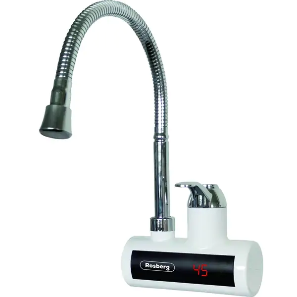 Slavina Rosberg R57100BF Bela nadgradna 3000W flexi
