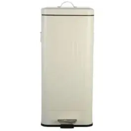 Kanta za otpatke metalna sa pedalom 30l boje slonovače estia ES01-20057