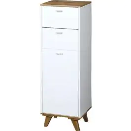 Ormarić sa 2 fioke i 1 vratima 32x28x96 cm beli lak kesper KSP15992 o