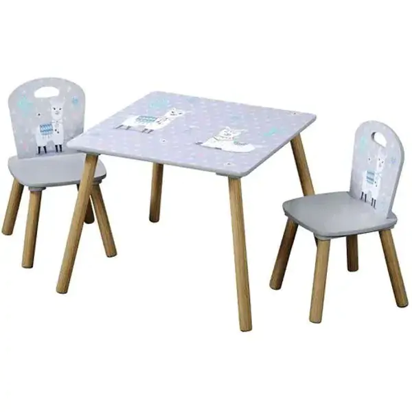 Kesper KSP17702 dečiji sto sa 2 stolice sivi