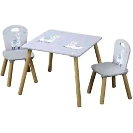 Kesper KSP17702 dečiji sto sa 2 stolice sivi