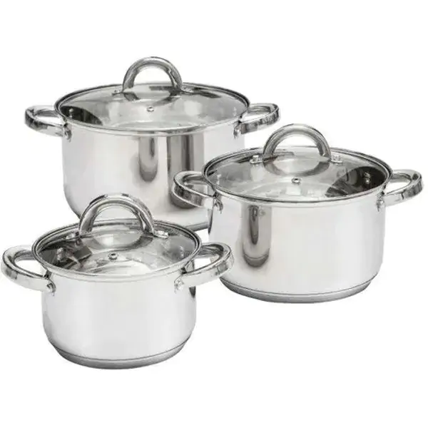 DAJAR DJ68878 SET ŠERPI INOX 16/20/24 CM 6/1 DELOVA