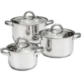 DAJAR DJ68878 SET ŠERPI INOX 16/20/24 CM 6/1 DELOVA