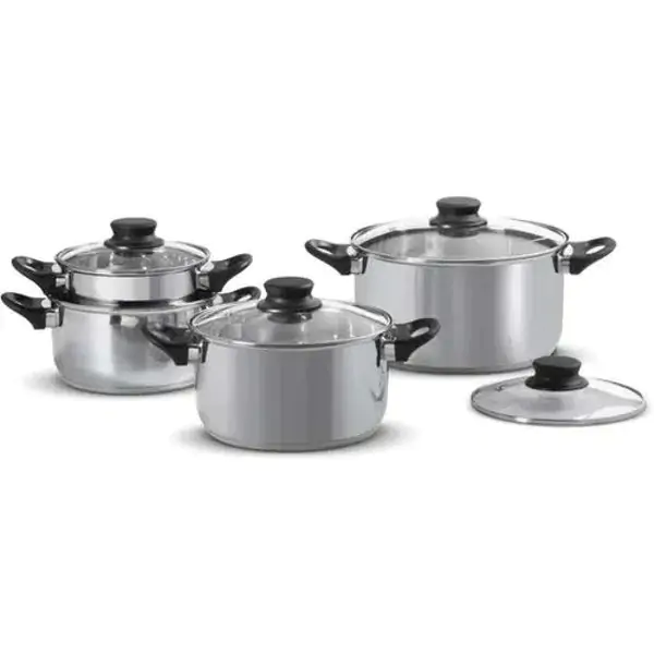 DAJAR DJ68720 SET ŠERPI INOX 16/18/20/24 CM 8/1 DELOVA