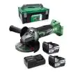 Hikoki G18DSL2-WUZ akumulatorska ugaona brusilica 18V (2x5,0Ah + punjač + kofer) Ø125 mm