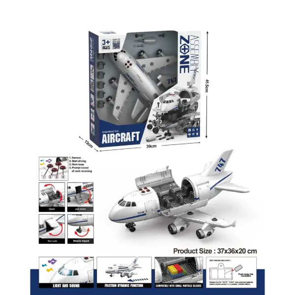 Avion DIY svetlo i zvuk