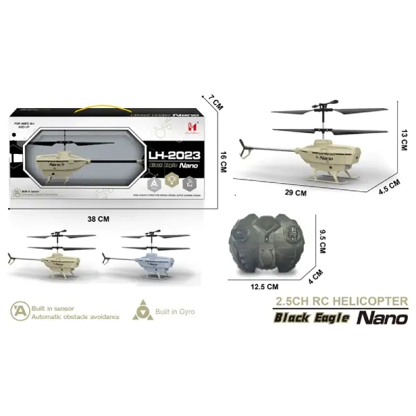 Helikopter Black Eagle NANO sensor