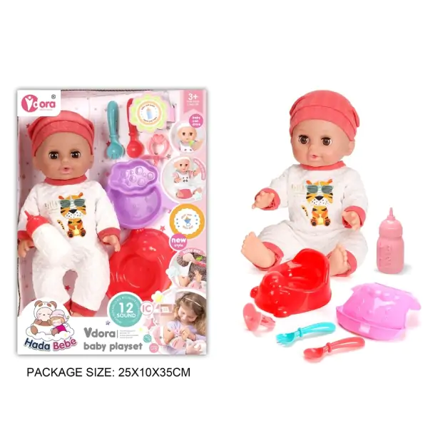 Beba pipi 35cm sa dodacima