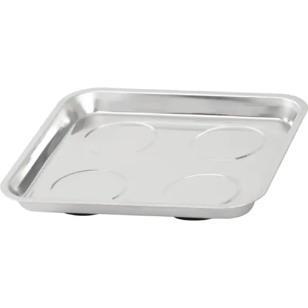 Strend Pro magnetna posuda za šrafove i sitni materijal – kvadratna, nerđajući čelik, 270 × 292 mm