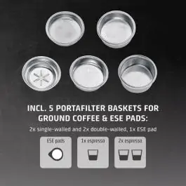 CASO Espresso aparat Gourmet Crema