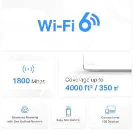 Mercusys Halo H70X Wi-Fi mrežni sistem (2-PACK) AX1800