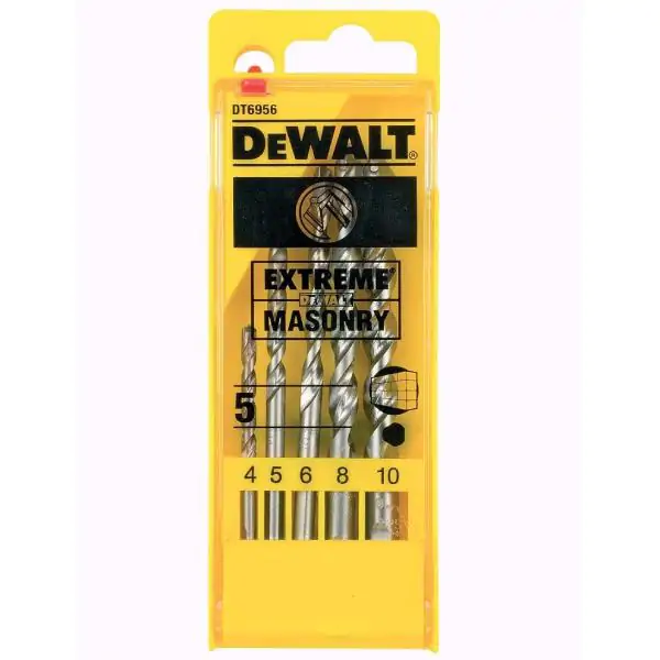 DeWalt DT6956 set burgija za beton, 5 komada, 4–10 mm - proizvod na akciji