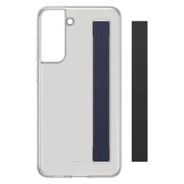 Samsung silikonska maska za S21FE strap crna